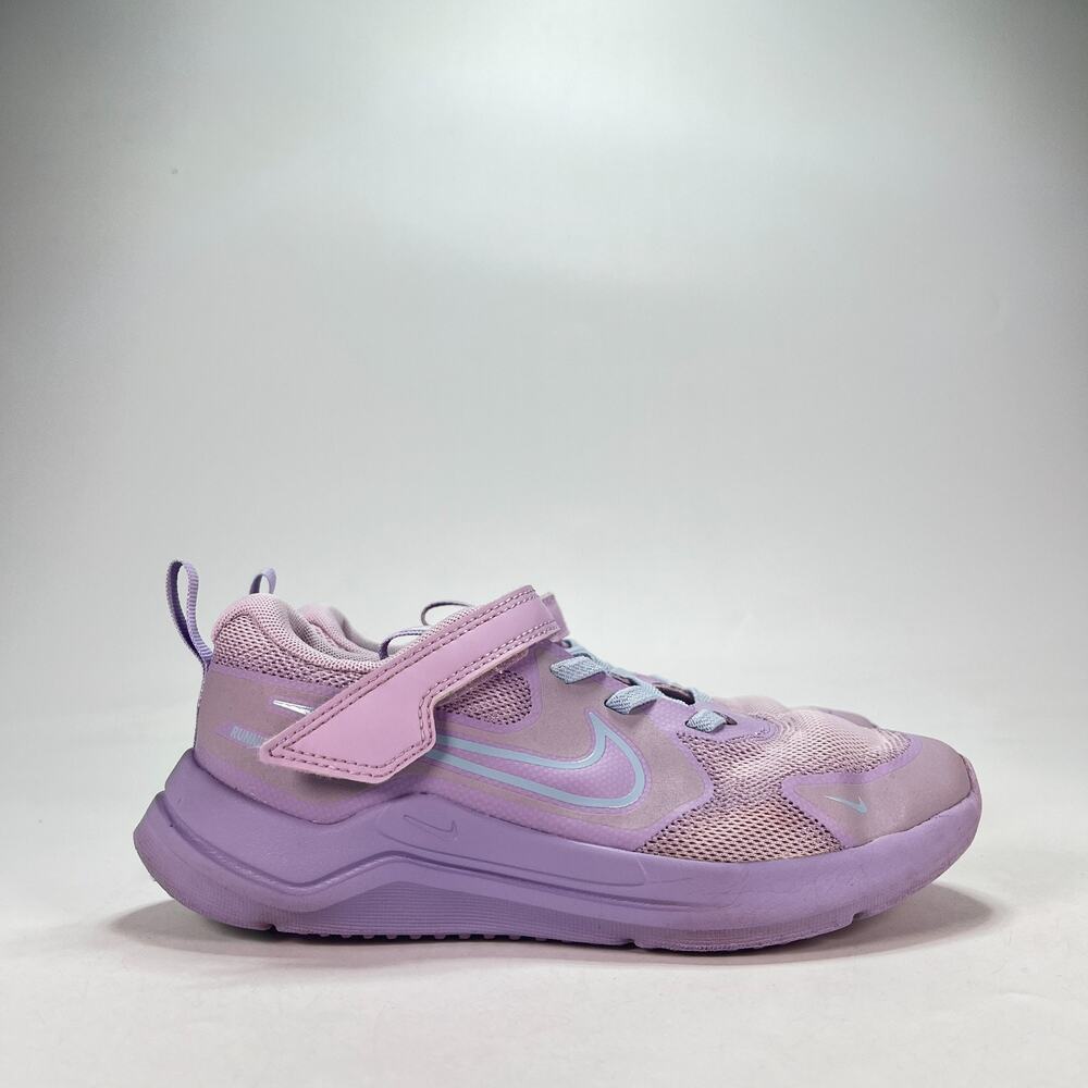 Nike Cosmic Runner Beyond Pink Hook & Loop Running Shoes IH4053-530 Youth Sz 2Y